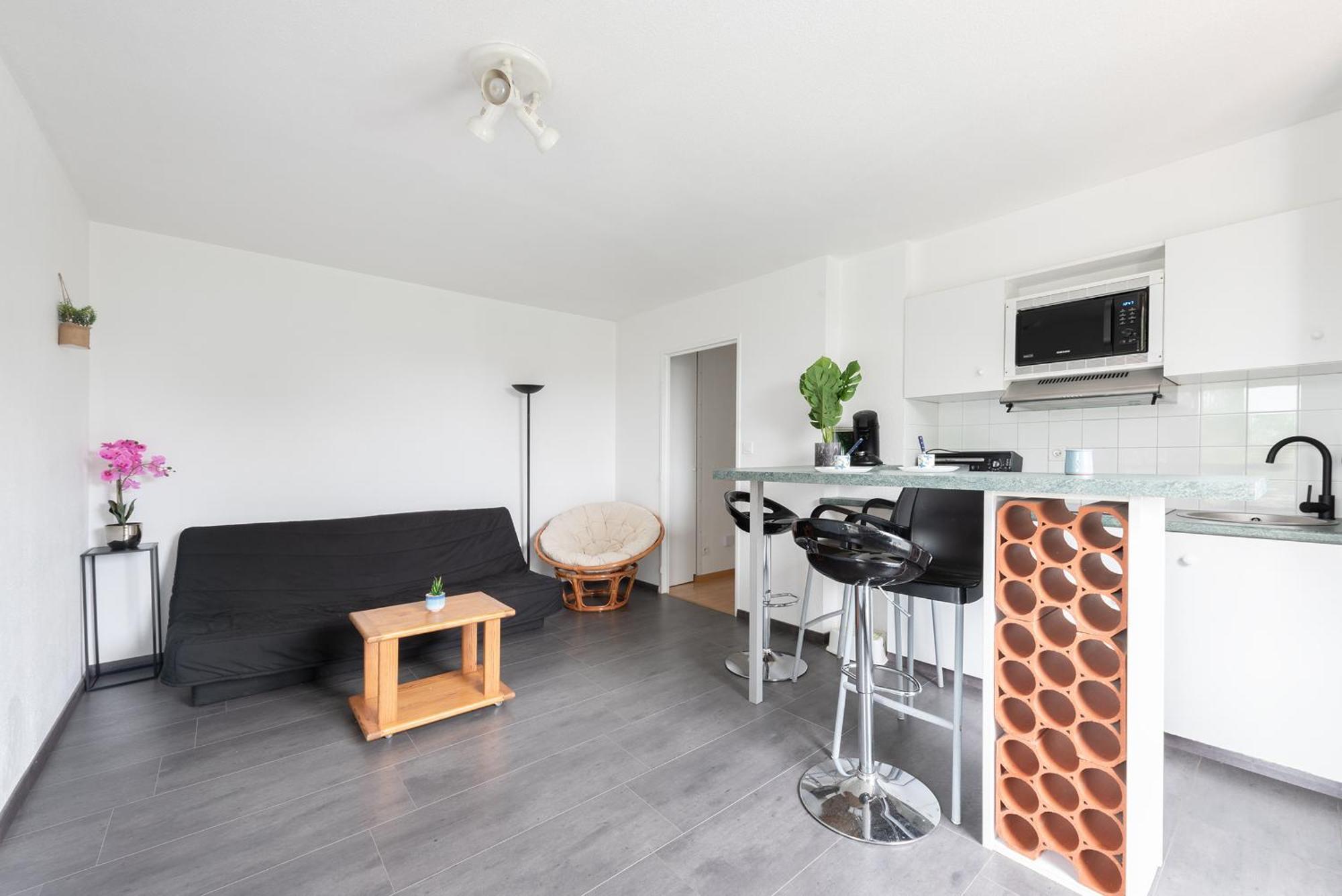Ferienwohnung T2 Rangueil - Terrasse + 2 Parkings - 4 Personnes Toulouse Exterior foto